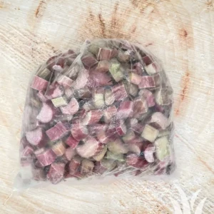 Diepvriesfruit rabarber stukjes