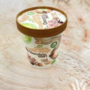 Ijs cookie-vanille-chocola(vegan)