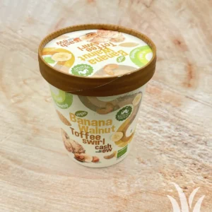 Ijs banaan-walnoot-toffee(vegan)